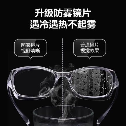 Anti-fog goggles men's and women's anti-wind sand anti-pollen anti-droplet riding color changing goggles anti-blue light protective goggles