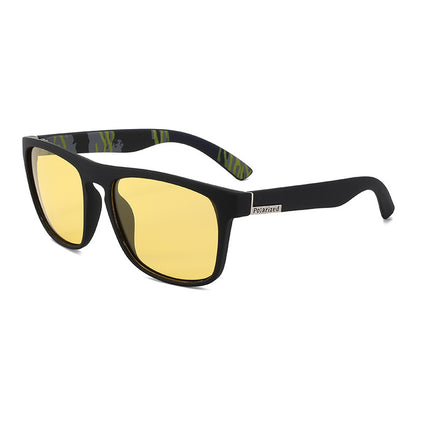 Polarized Elastic Paint Real Film Sunglasses Outdoor Beach Men's Sunglasses Fishing Mountaineering Glasses Anti-UV New