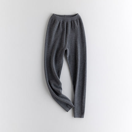 100% Pure Cashmere Women's 68-Count Imitation Air Layer Versatile Casual Leggings for Autumn and Winter New Style Can Be Worn Outside