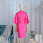 Bridesmaid-Rose Red (half sleeve) / M