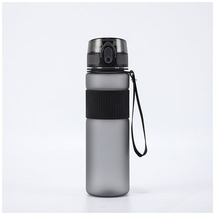 Frosted Handfeel Sports Water Cup Plastic Handheld Cup Men's and Women's Creative Portable Student Kettle with Lid High Color Value Water Cup