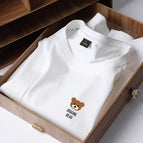 short-sleeved white small brown bear / M (40.00 kg-50.00 kg can wear)