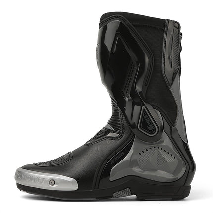 Motorcycle Riding Boots Are Comfortable and Wear-Resistant, Track-Level Protective Boots, Motorcycle Anti-Fall Riding Boots, Motorcycle Rider Equipment