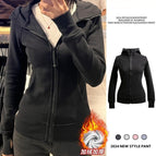 Dark black [hooded double zipper fashionable and versatile] plus velvet style / S [recommended below 50kg]