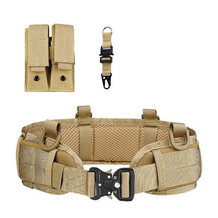Cross-Border Cobra Buckle Tactical Waist Belt Set Outdoor Multi-Functional Nylon Quick-Release Belt Real-Life Cs Outer Belt