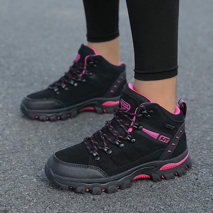 Women's Shoes Cross-Border Large Size Outdoor Shoes High-Top Shoes Wear-Resistant Shoes Hiking Shoes Sports Shoes Rock Climbing Shoes Physical Training Shoes