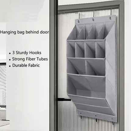 Cross-border door back storage bag storage hanging bag shoe bag bedroom multi-layer sundries finishing non-woven fabric storage bag wall-mounted