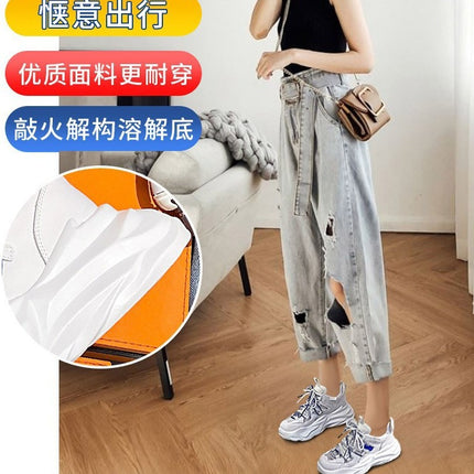 European Style Women's Sports Shoes 2025 Spring/Summer New Trendy Fashion Breathable Versatile Dad Sneakers with Thick Soles