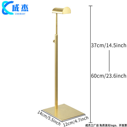 Cross-border Source Stainless Steel Display Hanging Bag Display Rack Women's Bag Rack Support Bag Rack Floor Adjustable Bag Rack