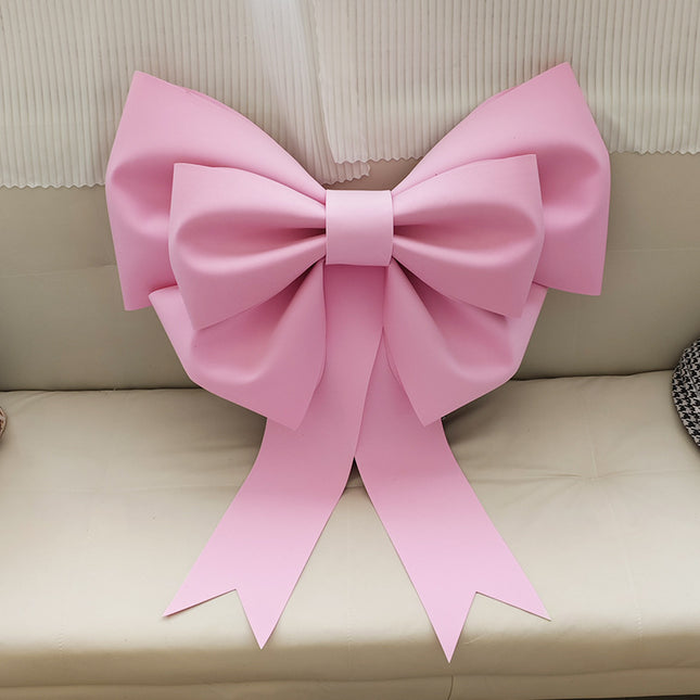 Internet Celebrity Bow Decoration Living Room Wedding Background Wall Decoration DIY Handmade Foam Paper Birthday Party Shooting Props