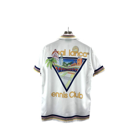 2023 New Summer Men's Casual Suit Short-Sleeved Shirt and Shorts with Mesh Print Pattern Inside for Men and Women