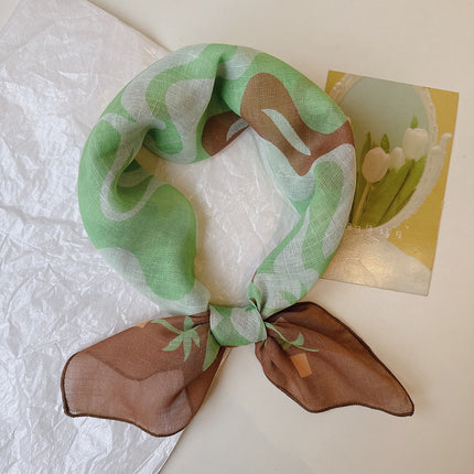 Printed Square Scarf / Foulard Carré Imprimé