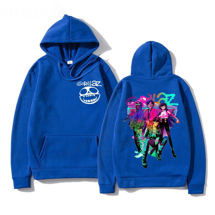 [Cross-border European Code] Gorillaz Hoodie Men Women Fashion Hoodie