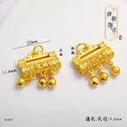 A-691-15 peace and health bell lock pendant 1 piece