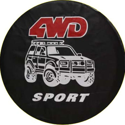 Source factory car tire protective cover tire cover spare tire cover protective cover thickened tire cover all black tire cover