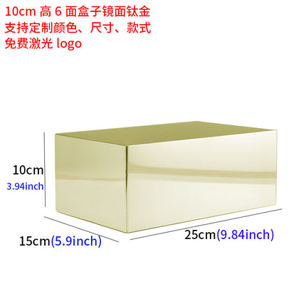 Clothing Store, Shoe Store, and Bag Display Props, High and Low Models, Stainless Steel Shoe and Bag Display Racks, Hot-Selling Cross-Border Items
