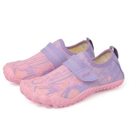 Cross-Border Children's Beach Shoes, Wading Shoes, New Five-Finger Non-Slip, Breathable, Quick-Drying, Lightweight Swimming Shoes, Dance Shoes