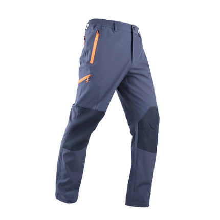 European and American Cross-border Four Seasons Men's and Women's Outdoor Mountaineering Pants Knee-pads Windproof Soft Shell Pants Scratch-resistant Wear-resistant Outdoor Rushover Pants