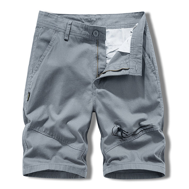 Tooling Shorts Men's Summer Japanese Tooling All-match Solid Color Five-point Pants Men's Beach Casual Pants Men's Pants Summer