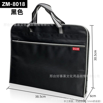 Multi-functional Briefcase Storage Handbag File Bag Large Capacity Meeting Bag Business Office Storage File Bag