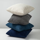 Blue and gray four-piece set / 45*45cm double-sided (excluding core)