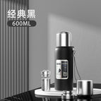 316 stainless steel material / Classic black 600ml [tea and water separation long funnel]