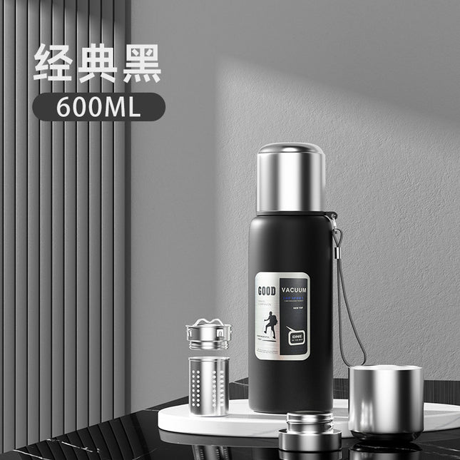 316 stainless steel liner large capacity vacuum all-steel thermos cup outdoor travel mountaineering fitness portable thermos pot