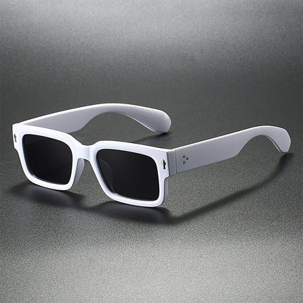 Cross-border New Small Box European and American Fashion Sunglasses Summer Sun Protection Personalized Rivet Internet Celebrity Same Style Sunglasses
