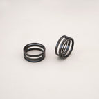 05# stainless steel ring 17# inner diameter 17mm outer diameter 19mm black 1 piece/pack