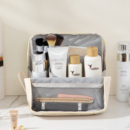 Stand-Up Cosmetic Bag for Women, Large-Capacity Pencil Case, Women's Bag, Outdoor Travel Handbag, Cosmetics Storage Bag