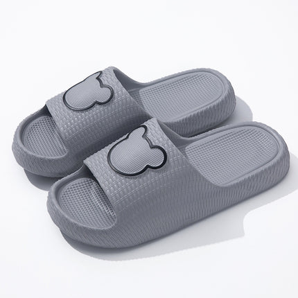 Stepping on excrement feeling sandals and slippers women's summer new home non-slip bathroom home men's eva cool tray factory wholesale cross-border