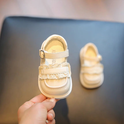 Baby Girl Spring Shoes Breathable Small Leather Shoes 2-Year-Old Princess Shoes Girls Shoes Soft Sole Toddler Shoes Baby Shoes 3