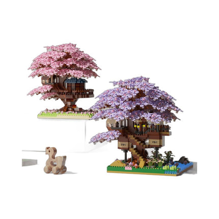 Cherry Blossom Tree Jihui M2109 Building Blocks Assembled Children's Toys Educational Boys and Girls Valentine's Day Gift Cross-border