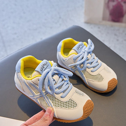 Men's and Women's Mesh Shoes Forrest Gump Shoes 2025 Spring and Summer Children's Macaron Girls Casual German Training Shoes Leather sneaker
