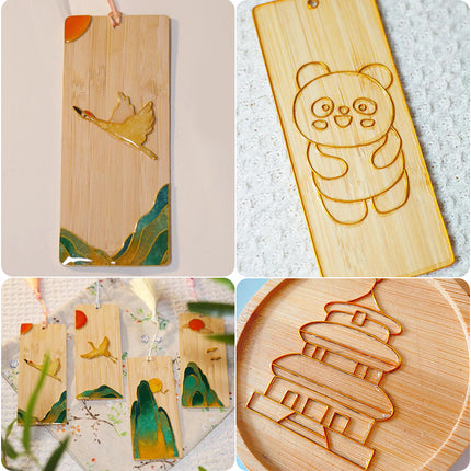 Bring your own line bottom embryo bamboo stick non-heritage handmade cloisonne enamel diy bookmark with line draft bottom tire cloisonne gift