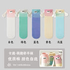 Light blue / [hand-in-hand socks and nude socks] one size fits all (36-43)