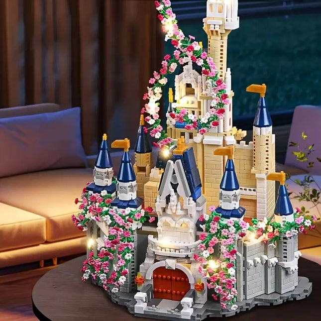 Princess Castle Compatible Lego Building Blocks Adult High Difficulty Assembled Toy Model for Girlfriend Girl Gift