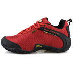 Red Jacquard waterproof / 43 men's shoes