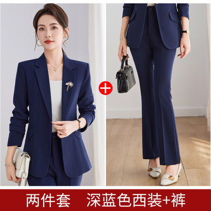 High-end Suit suit Women's Spring Wear Elegant Work Clothes Beauty Salon Business Wear Dress Jewelry Store Front Desk Work Wear