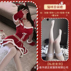 Christmas cat girl + lace socks / One size fits all
