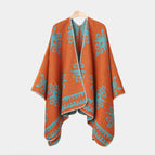 Slit scarf-orange