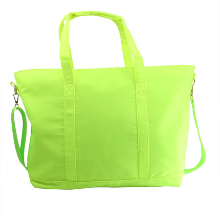 New Women's Tote Bag Nylon Large Capacity Simple Women's Bag Waterproof Fabric Macaron Color Women's Bag