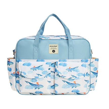 Multifunctional Cross-Body Mommy Bag for Pregnant Women, Fashionable Waterproof Mother and Baby Bag, Portable Maternity Bag, Mother Bag Cross-Border