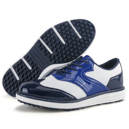 New Spiked and Non-Spiked Professional Bottom Golf Shoes, Leather Shoes, Outdoor Training Shoes, Wear-Resistant and Non-Slip Sports Shoes