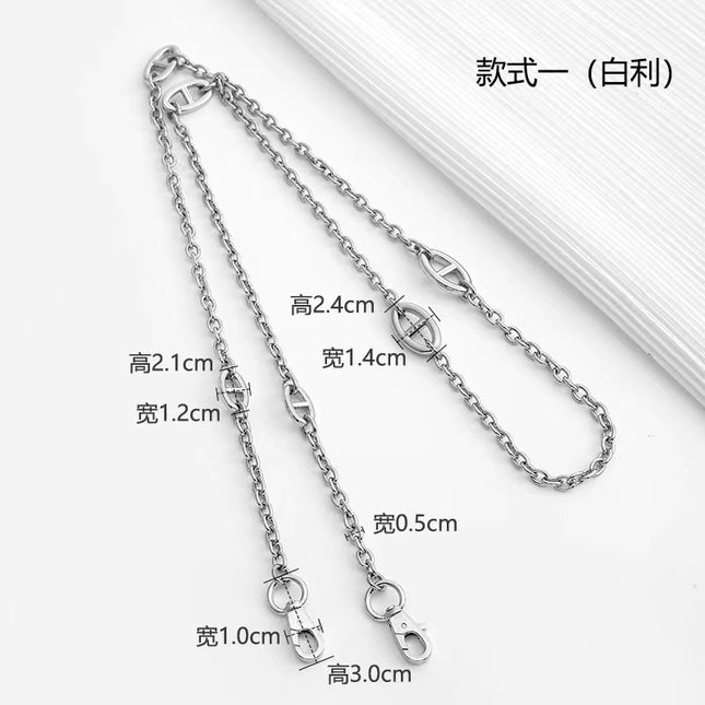 Factory direct sales suitable for Hermes pig nose chain accessories Evelyn underarm bag crossbody transformation bag chain