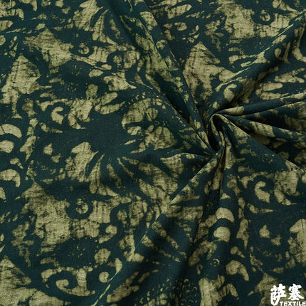 Hemp Cotton Digital Printed Fabric Yunnan Lijiang Retro Bohemian Fabric Hotel Pillow Bar Tablecloth