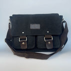 Black, small, with pocket