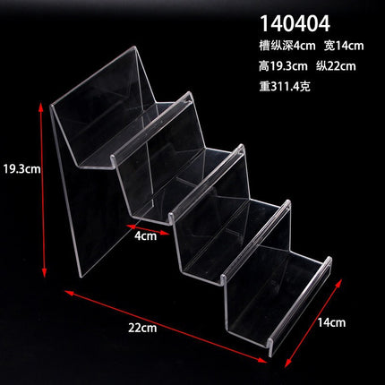 Multi-layer acrylic display stand mobile phone wallet display stand plexiglass transparent display display props