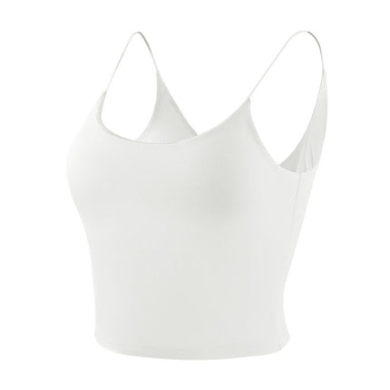 Tangge Silk U-Shaped Beautiful Back Intimates Anti-Exposure Tube Top Camisole Top Mulberry Silk Glossy Bra Loose