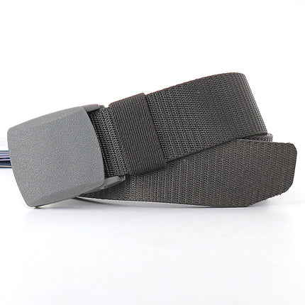 Security check camouflage nylon belt men's tactical belt women's automatic buckle pants belt woven cross-border wholesale